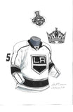 Los Angeles Kings 2011-12 - Heritage Sports Art - original watercolor artwork