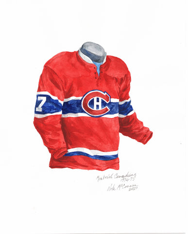Montreal Canadiens 1970-71 - Heritage Sports Art - original watercolor artwork