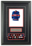 This is an original watercolor painting of the 2020-21 Montreal Canadiens jersey.