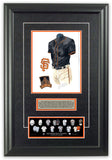 This is an original watercolor painting of the 2020 San Francisco Giants uniform.