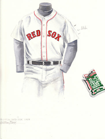 Boston Red Sox 1999 - Heritage Sports Art - original watercolor artwork - 1
