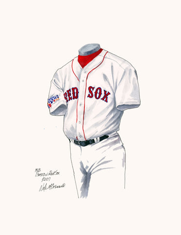 Boston Red Sox 2007 - Heritage Sports Art - original watercolor artwork - 1