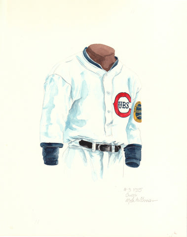 Chicago Cubs 1925 - Heritage Sports Art - original watercolor artwork - 1