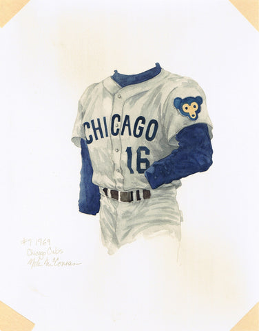 Chicago Cubs 1969 - Heritage Sports Art - original watercolor artwork - 1