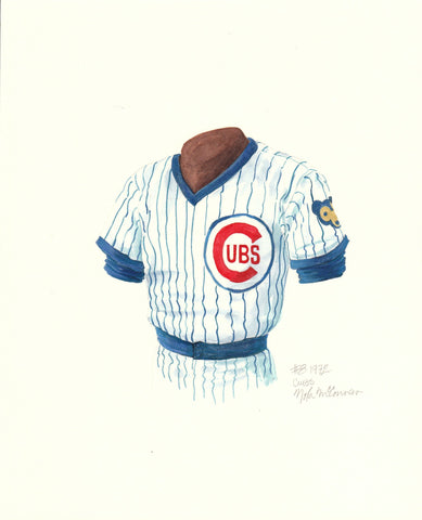 Chicago Cubs 1972 - Heritage Sports Art - original watercolor artwork - 1