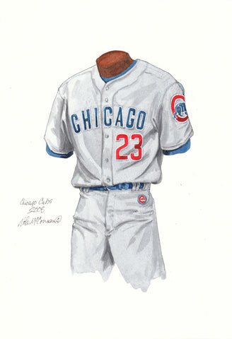 Chicago Cubs 2008 - Heritage Sports Art - original watercolor artwork - 1