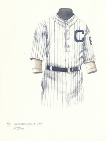 Cleveland Indians 1916 - Heritage Sports Art - original watercolor artwork - 1