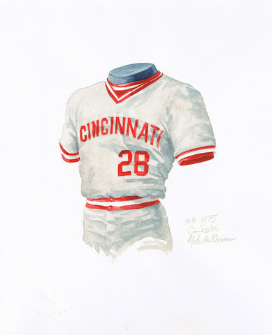 Cincinnati Reds 1975 - Heritage Sports Art - original watercolor artwork - 1