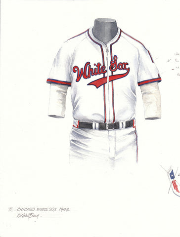 Chicago White Sox 1942 - Heritage Sports Art - original watercolor artwork - 1