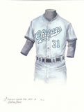 Chicago White Sox 1970 Grey-blue - Heritage Sports Art - original watercolor artwork - 1