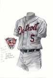 Detroit Tigers 2005 - Heritage Sports Art - original watercolor artwork - 1