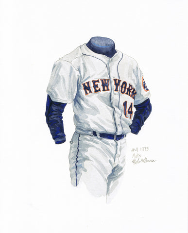 New York Mets 1973 - Heritage Sports Art - original watercolor artwork - 1