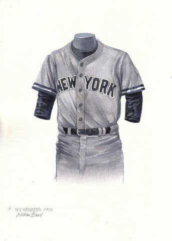 New York Yankees 1978 - Heritage Sports Art - original watercolor artwork - 1