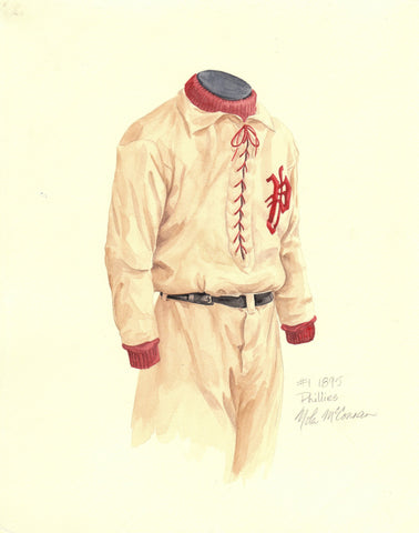Philadelphia Phillies 1895 - Heritage Sports Art - original watercolor artwork - 1