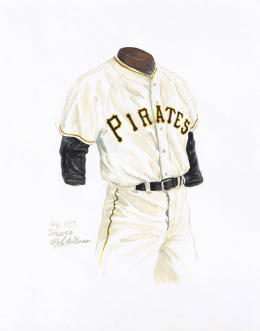 Pittsburgh Pirates 1955 - Heritage Sports Art - original watercolor artwork - 1