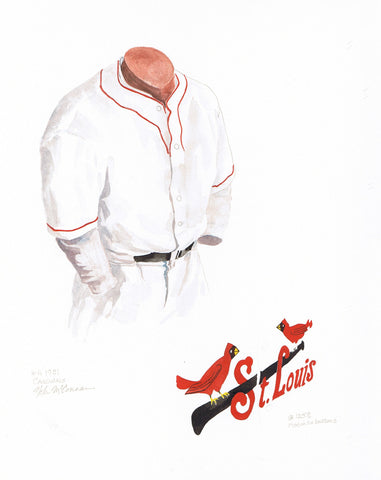 St. Louis Cardinals 1931 - Heritage Sports Art - original watercolor artwork - 1
