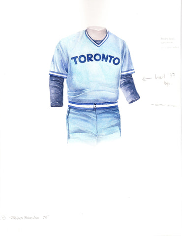 Toronto Blue Jays 1978 - Heritage Sports Art - original watercolor artwork - 1