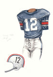 Auburn Tigers 1963 - Heritage Sports Art - original watercolor artwork - 1