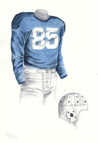 Penn State Nittany Lions 1948 - Heritage Sports Art - original watercolor artwork - 1