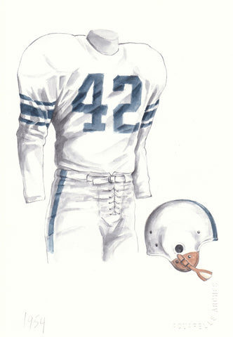 Penn State Nittany Lions 1954 - Heritage Sports Art - original watercolor artwork - 1