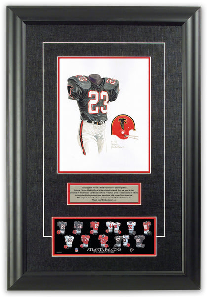 NFL Atlanta Falcons 1966 uniform original art – Heritage Sports Art