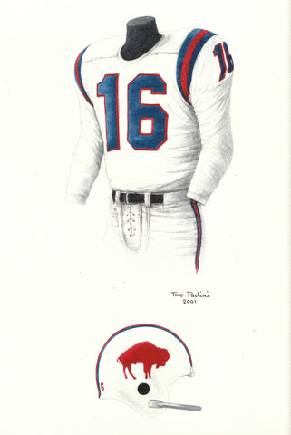 Buffalo Bills 1964 - Heritage Sports Art - original watercolor artwork - 1