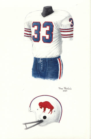 Buffalo Bills 1973 - Heritage Sports Art - original watercolor artwork - 1