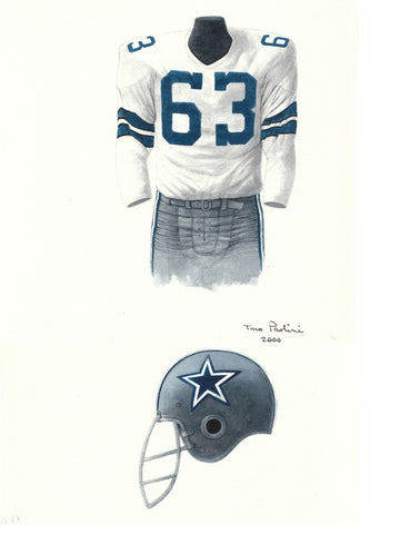 Dallas Cowboys 1967 - Heritage Sports Art - original watercolor artwork - 1
