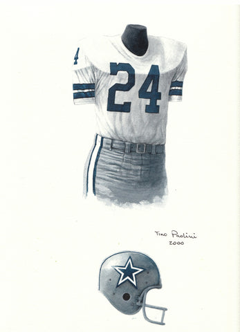 Dallas Cowboys 1971 - Heritage Sports Art - original watercolor artwork - 1