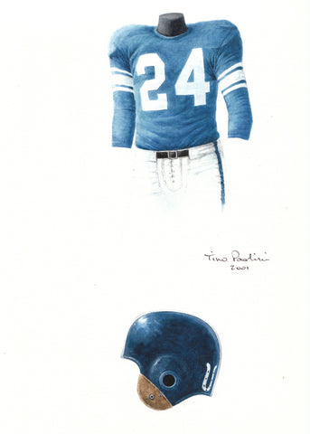 Indianapolis Colts 1954 - Heritage Sports Art - original watercolor artwork - 1