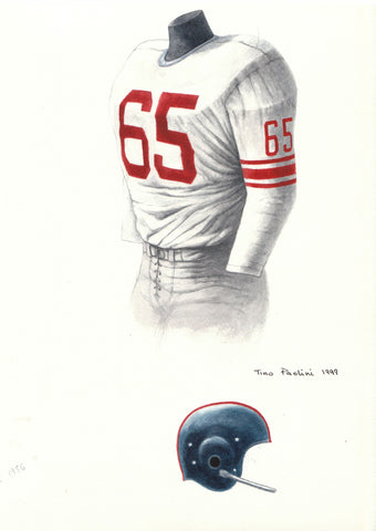 New York Giants 1956 - Heritage Sports Art - original watercolor artwork - 1
