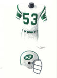 New York Jets 1968 - Heritage Sports Art - original watercolor artwork - 1