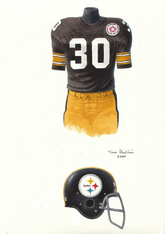 Pittsburgh Steelers 1975 - Heritage Sports Art - original watercolor artwork - 1