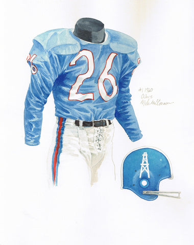 Tennessee Titans 1960 - Heritage Sports Art - original watercolor artwork - 1