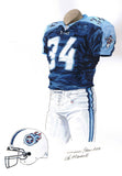 Tennessee Titans 2006 - Heritage Sports Art - original watercolor artwork - 1