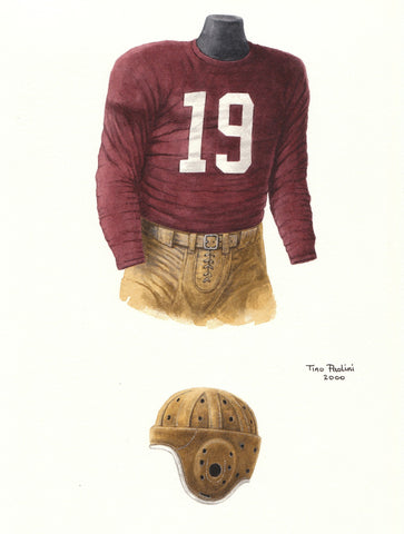 Washington Redskins 1942 - Heritage Sports Art - original watercolor artwork
