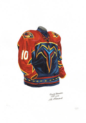 Winnipeg Jets 1999-2000 - Heritage Sports Art - original watercolor artwork - 1