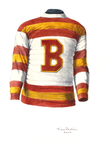 Boston Bruins 1933-34 - Heritage Sports Art - original watercolor artwork - 1