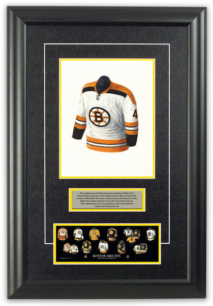 Bobby Orr Boston Bruins 1969-70 jersey artwork, This is a h…