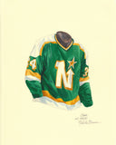 Dallas Stars 1980-81 - Heritage Sports Art - original watercolor artwork - 1