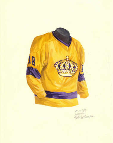 Los Angeles Kings 1967-68 - Heritage Sports Art - original watercolor artwork - 1