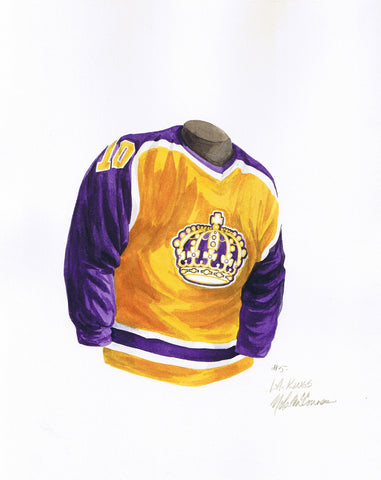 Los Angeles Kings 1982-83 - Heritage Sports Art - original watercolor artwork - 1