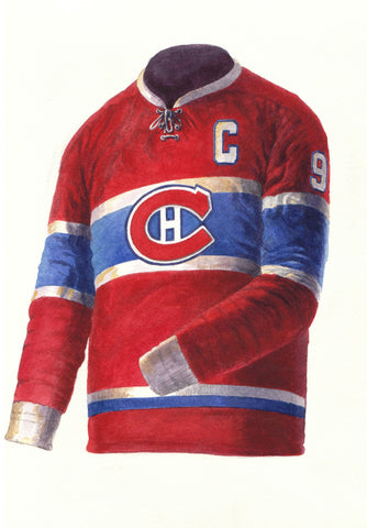 Montreal Canadiens 1958-59 - Heritage Sports Art - original watercolor artwork - 1