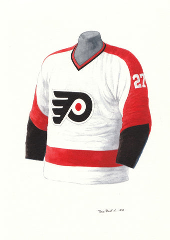 Philadelphia Flyers 1967-68 - Heritage Sports Art - original watercolor artwork - 1