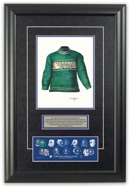 NHL Toronto Maple Leafs 1926-27 uniform and jersey original art – Heritage  Sports Art