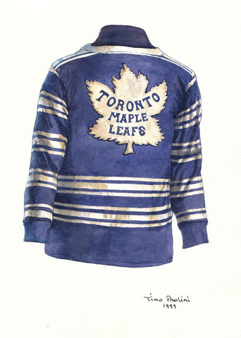 Toronto Maple Leafs 1931-32 - Heritage Sports Art - original watercolor artwork - 1