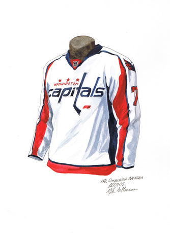 Washington Capitals 2007-08 - Heritage Sports Art - original watercolor artwork - 1