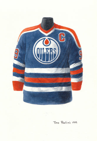 Wayne Gretzky 1987-88 - Heritage Sports Art - original watercolor artwork - 1