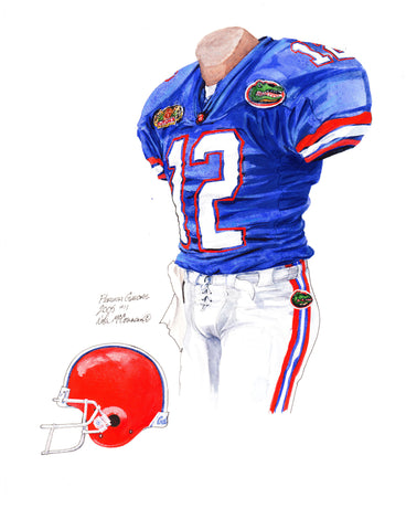 Florida Gators 2006 - Heritage Sports Art - original watercolor artwork