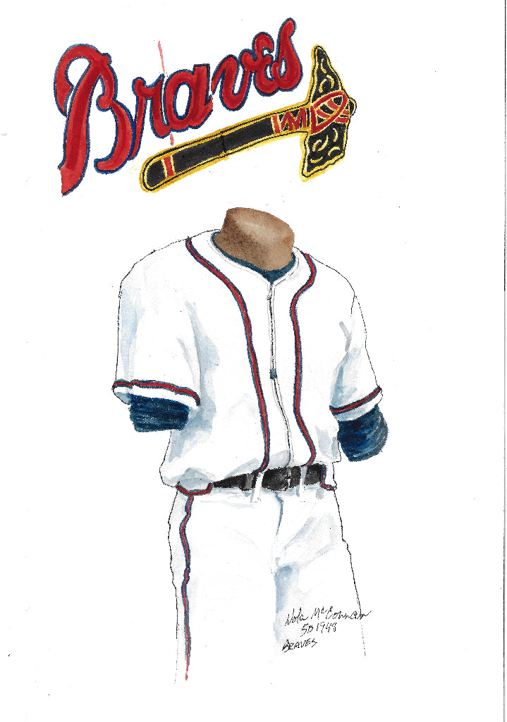 cool atlanta braves drawings